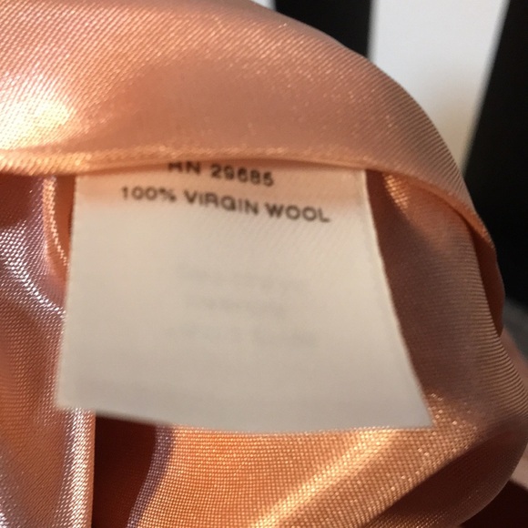 Vintage Pale Pink Pendleton 100% Wool Pencil Skirt Size XS Woman’s Pin-Up Vibes - Picture 3 of 10